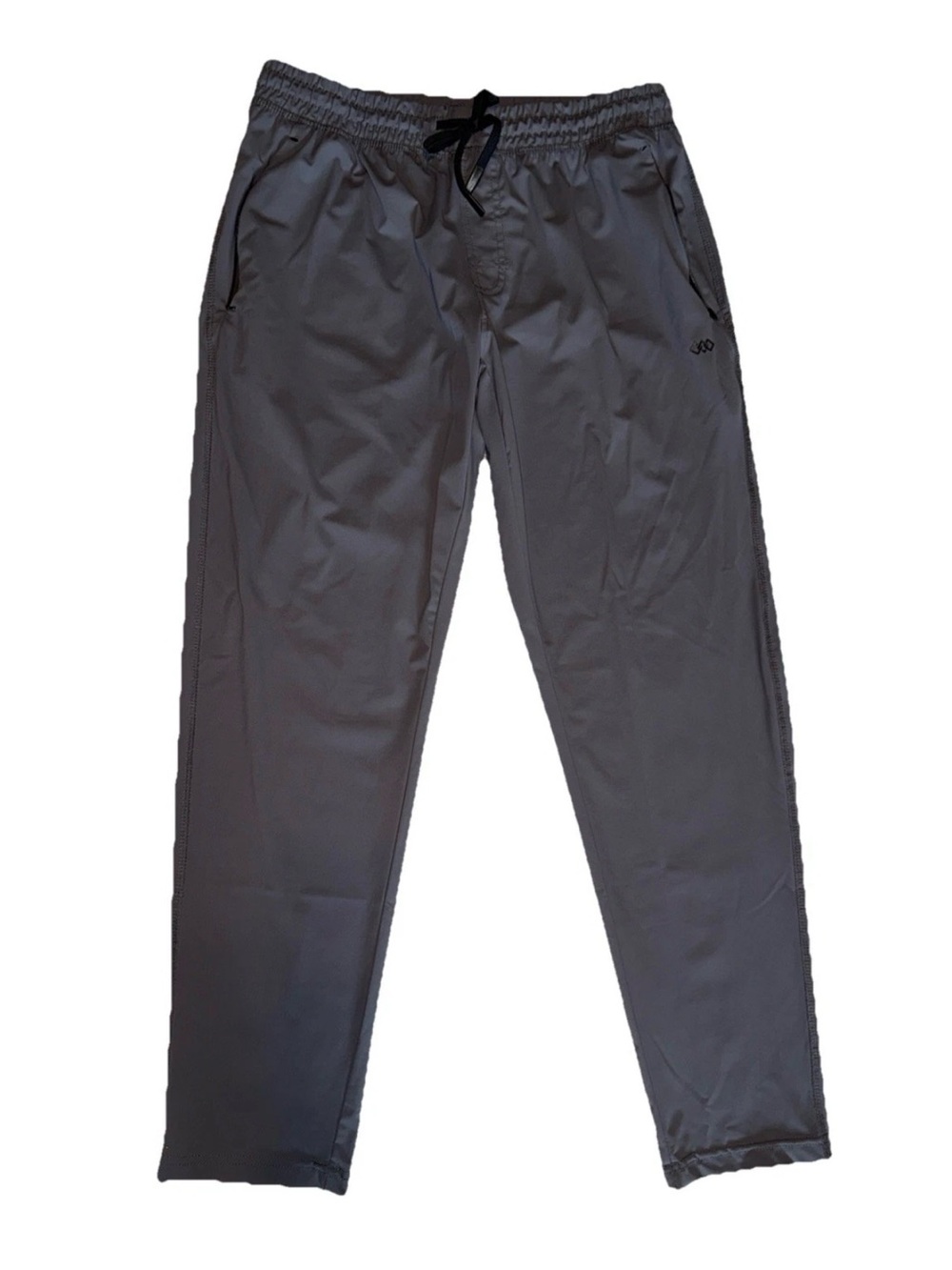 Men’s Leg3nd Grey Stretch Joggers Size Large Zip Pockets Elastic Waist Pants L